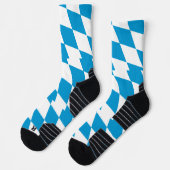 Athletic Crew Sock met vlag van Beieren, Duitsland Sokken (Links)
