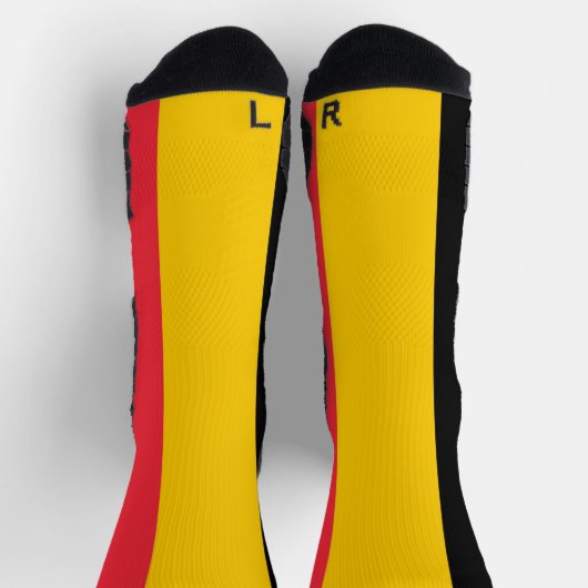 Athletic Crew Sock met vlag van België Sokken (Top)