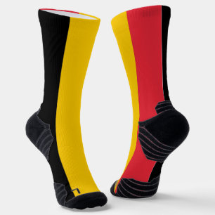 Athletic Crew Sock met vlag van België Sokken