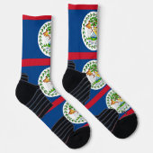 Athletic Crew Sock met vlag van Belize Sokken (Rechts)