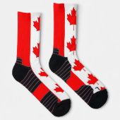 Athletic Crew Sock met vlag van Canada Sokken (Rechts)