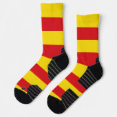 Athletic Crew Sock met vlag van Catalonië Sokken (Links)