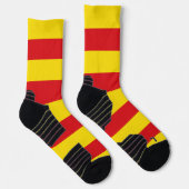 Athletic Crew Sock met vlag van Catalonië Sokken (Rechts)