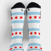 Athletic Crew Sock met vlag van Chicago, VS Sokken (Top)