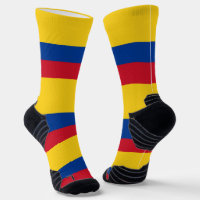 Athletic Crew Sock met vlag van Colombia