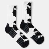 Athletic Crew Sock met vlag van Corsica, Frankrijk Sokken (Rechts)
