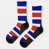 Athletic Crew Sock met vlag van Costa Rica Sokken (Links)