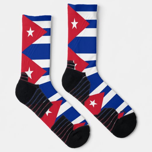 Athletic Crew Sock met vlag van Cuba Sokken (Rechts)