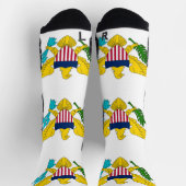 Athletic Crew Sock met vlag van de Maagdeneilanden Sokken (Top)