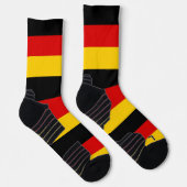 Athletic Crew Sock met vlag van Duitsland Sokken (Rechts)