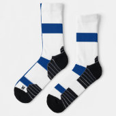 Athletic Crew Sock met vlag van Finland Sokken (Links)