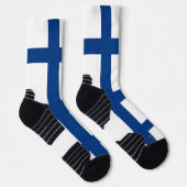 Athletic Crew Sock met vlag van Finland Sokken (Rechts)