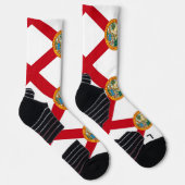 Athletic Crew Sock met vlag van Florida, VS Sokken (Rechts)