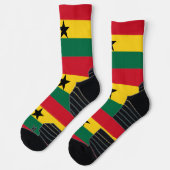 Athletic Crew Sock met vlag van Ghana Sokken (Links)