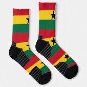 Athletic Crew Sock met vlag van Ghana Sokken (Rechts)