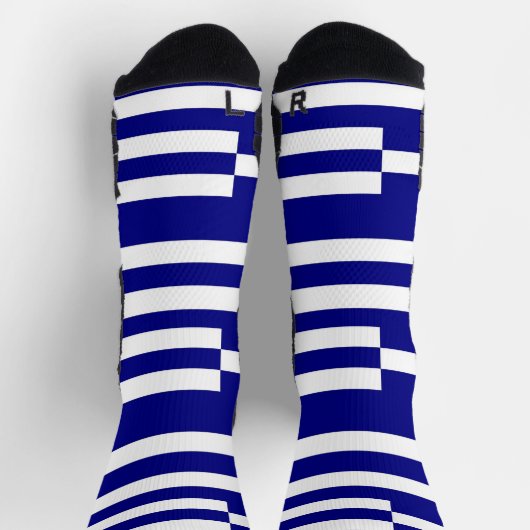 Athletic Crew Sock met vlag van Griekenland Sokken (Top)