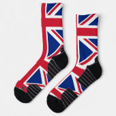 Athletic Crew Sock met vlag van het Verenigd Konin Sokken (Links)
