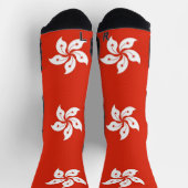 Athletic Crew Sock met vlag van Hongkong Sokken (Top)