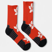 Athletic Crew Sock met vlag van Hongkong Sokken (Rechts)