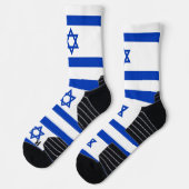 Athletic Crew Sock met vlag van Israël Sokken (Links)