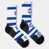 Athletic Crew Sock met vlag van Israël Sokken (Rechts)