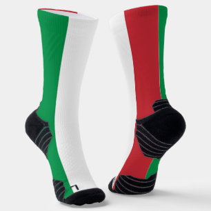 Athletic Crew Sock met vlag van Italië Sokken