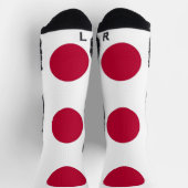 Athletic Crew Sock met vlag van Japan Sokken (Top)