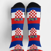 Athletic Crew Sock met vlag van Kroatië Sokken (Top)