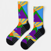 Athletic Crew Sock met vlag van Manitou Springs Sokken (Links)