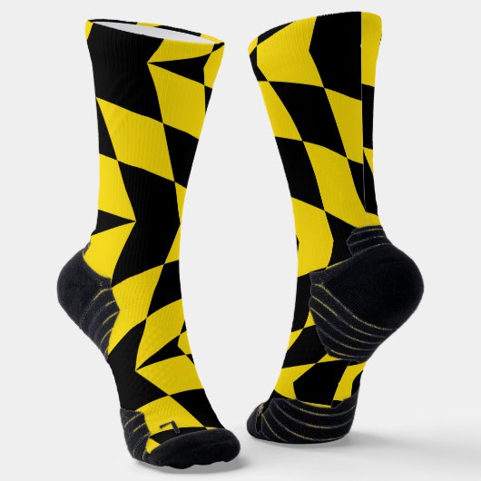 Athletic Crew Sock met vlag van München, Beieren Sokken (Gebogen)