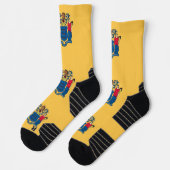 Athletic Crew Sock met vlag van New Jersey Sokken (Links)