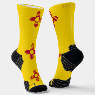 Athletic Crew Sock met vlag van New Mexico Sokken