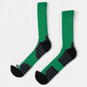 Athletic Crew Sock met vlag van Nigeria Sokken (Links)