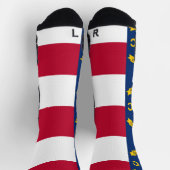 Athletic Crew Sock met vlag van North Carolina Sokken (Top)