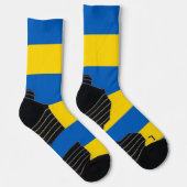 Athletic Crew Sock met vlag van Oekraïne Sokken (Rechts)