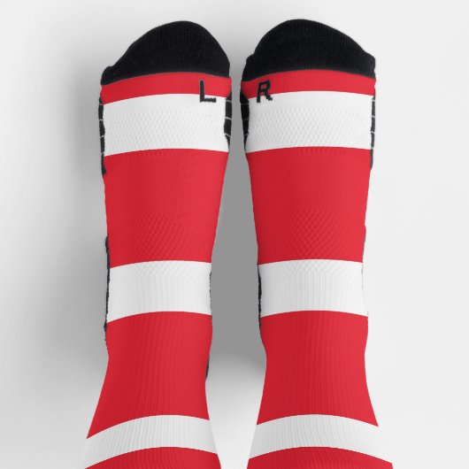 Athletic Crew Sock met vlag van Oostenrijk Sokken (Top)