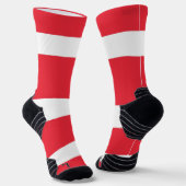 Athletic Crew Sock met vlag van Oostenrijk Sokken (Gebogen)