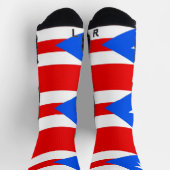 Athletic Crew Sock met vlag van Puerto Rico Sokken (Top)
