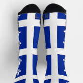 Athletic Crew Sock met vlag van Quebec, Canada Sokken (Top)