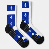 Athletic Crew Sock met vlag van Quebec, Canada Sokken (Rechts)