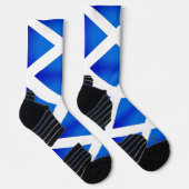 Athletic Crew Sock met vlag van Schotland, Verenig Sokken (Rechts)