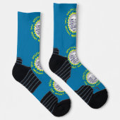 Athletic Crew Sock met vlag van South Dakota Sokken (Rechts)