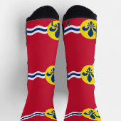 Athletic Crew Sock met vlag van St. Louis, Verenig Sokken (Top)