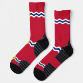 Athletic Crew Sock met vlag van St. Louis, Verenig Sokken (Links)