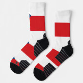 Athletic Crew Sock met vlag van Tsjechië Sokken (Links)