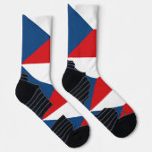 Athletic Crew Sock met vlag van Tsjechië Sokken (Rechts)