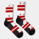 Athletic Crew Sock met vlag van Washington DC Sokken (Rechts)