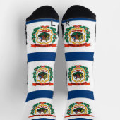 Athletic Crew Sock met vlag van West Virginia, VS Sokken (Top)