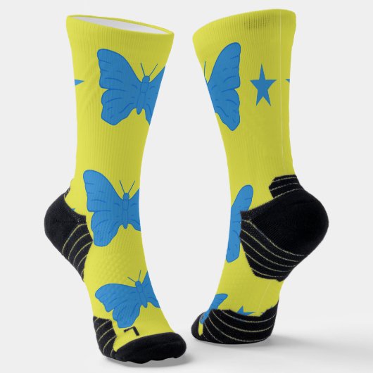 Athletic Crew Sock with flag of Bady Bassit Sokken (Gebogen)