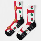 Athletic Crew Sock with flag of Montreal, Canada Sokken (Links)